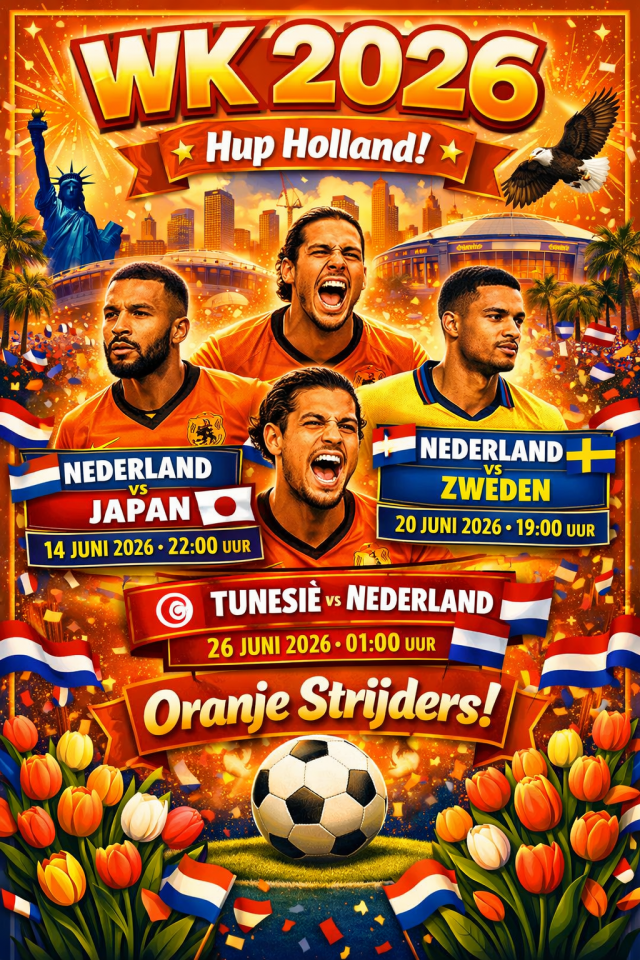 3 wedstrijden neder…