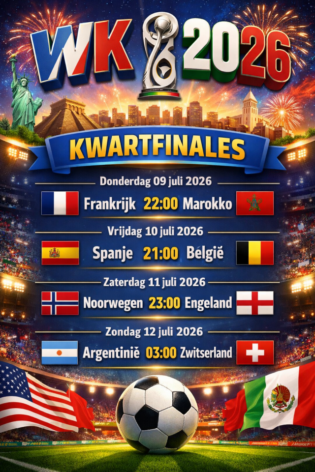 Kwartfinalee wk 202…
